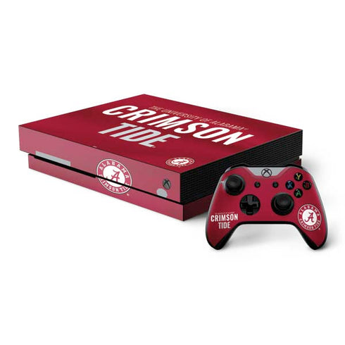 University of Alabama Crimson Pride Xbox One Skins