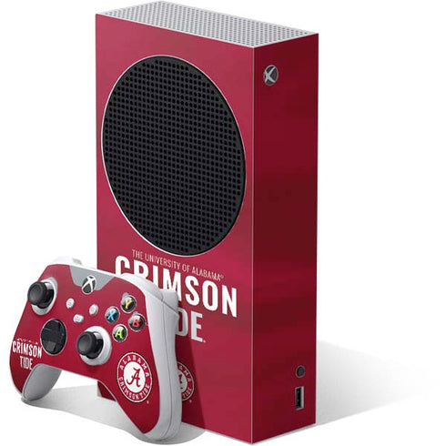 University of Alabama Crimson Pride Xbox Series S Skins