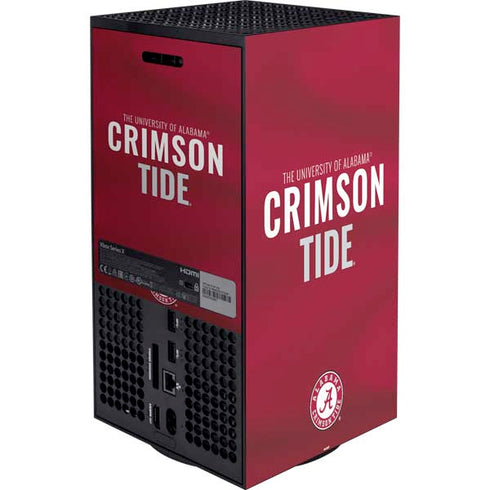 University of Alabama Crimson Pride Xbox Series X Bundle Skin