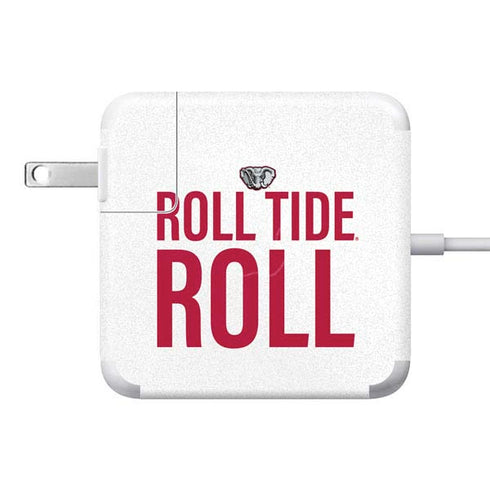 University of Alabama Crimson Roll Tide 85W Power Adapter (15 and 17 inch MacBook Pro Charger) Skin