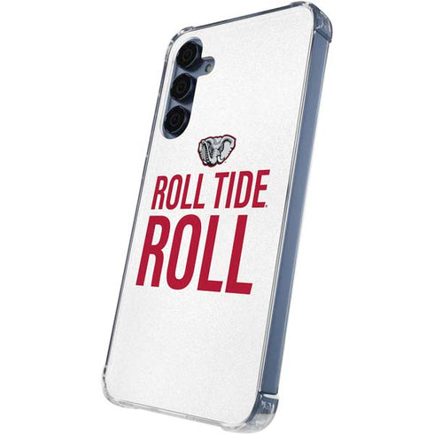 University of Alabama Crimson Roll Tide Galaxy A55 5G Clear Case