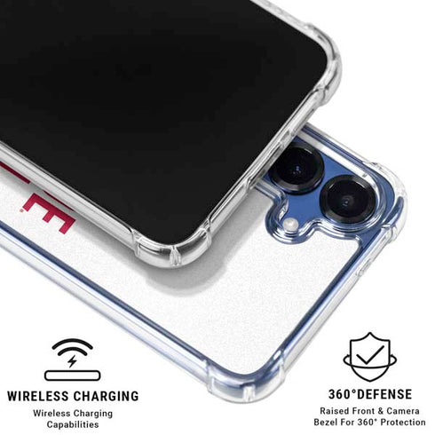 University of Alabama Crimson Roll Tide Galaxy S25 Plus Clear Case