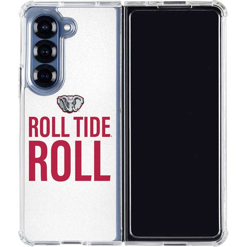 University of Alabama Crimson Roll Tide Galaxy Z Fold6 Clear Case