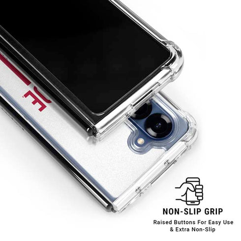 University of Alabama Crimson Roll Tide Galaxy Z Fold6 Clear Case