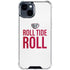 University of Alabama Crimson Roll Tide iPhone 15 Clear Case