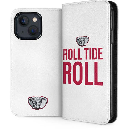 University of Alabama Crimson Roll Tide iPhone 15 Folio Case