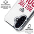 University of Alabama Crimson Roll Tide iPhone 16 Plus Clear Case