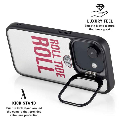 University of Alabama Crimson Roll Tide iPhone 16e Kickstand Case