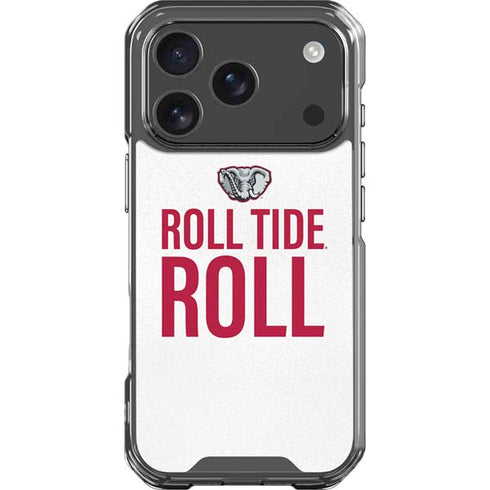 University of Alabama Crimson Roll Tide iPhone 18 Pro Clear Case