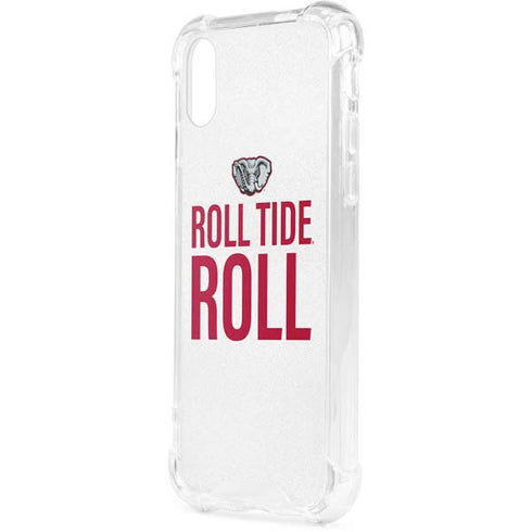 University of Alabama Crimson Roll Tide iPhone XS Clear Case