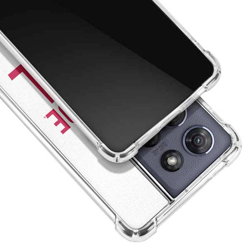 University of Alabama Crimson Roll Tide Moto G Play 5G (2025) Clear Case