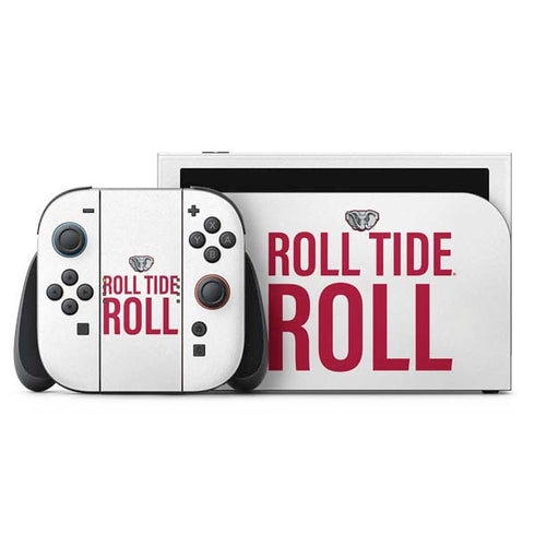 University of Alabama Crimson Roll Tide Nintendo Switch 2 (2025) with Joy-Con Skin