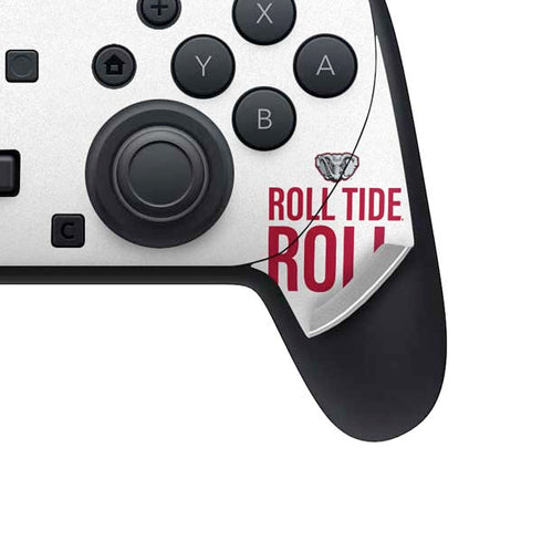 University of Alabama Crimson Roll Tide Nintendo Switch 2 (2025) Pro Controller Skin