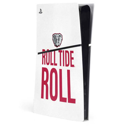 University of Alabama Crimson Roll Tide PS5 Slim Digital Edition Console Skin