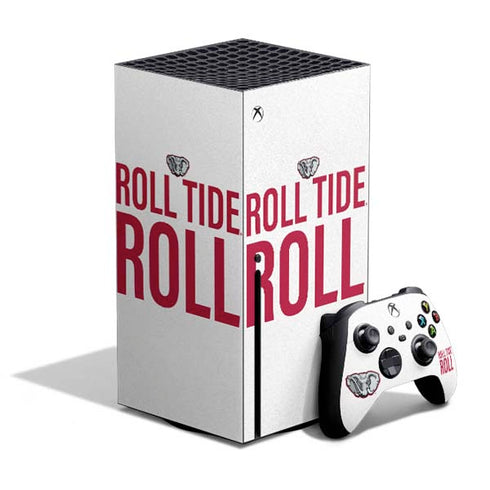 University of Alabama Crimson Roll Tide Xbox Series X Skins