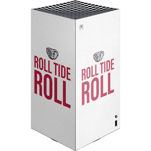 University of Alabama Crimson Roll Tide XBox Series X Digital Edition Console Skin
