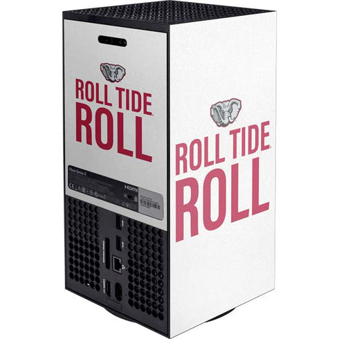 University of Alabama Crimson Roll Tide XBox Series X Digital Edition Console Skin