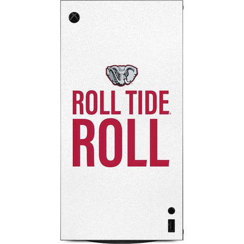 University of Alabama Crimson Roll Tide XBox Series X Digital Edition Console Skin