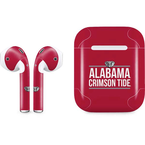 University of Alabama Crimson Tide Apple AirPods Skin