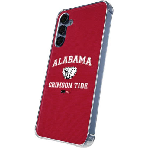 University of Alabama Crimson Tide Basketball Galaxy A35 5G Clear Case