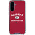 University of Alabama Crimson Tide Basketball Galaxy A36 5G Clear Case