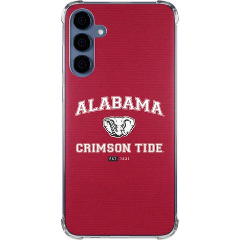 University of Alabama Crimson Tide Basketball Galaxy A55 5G Clear Case