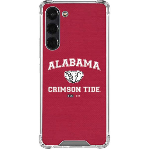 University of Alabama Crimson Tide Basketball Galaxy S24 FE Clear Case