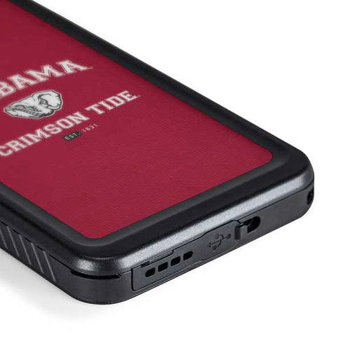University of Alabama Crimson Tide Basketball Galaxy S24 Plus Waterproof Case