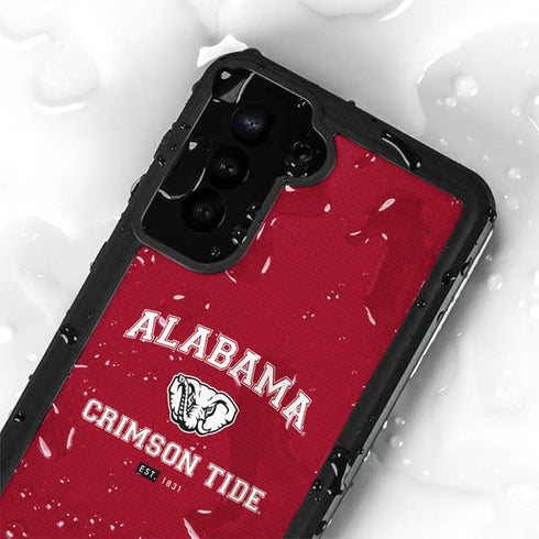 University of Alabama Crimson Tide Basketball Galaxy S24 Plus Waterproof Case