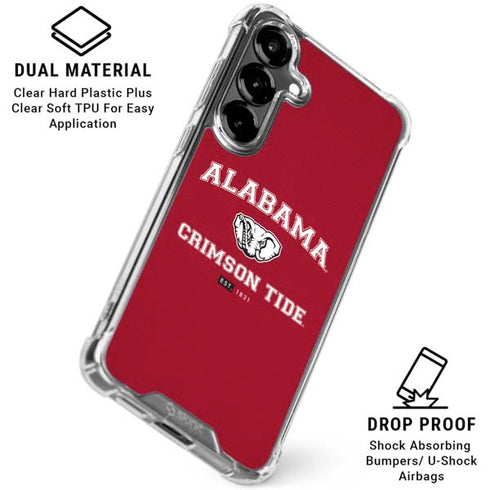 University of Alabama Crimson Tide Basketball Galaxy S26 Clear Case