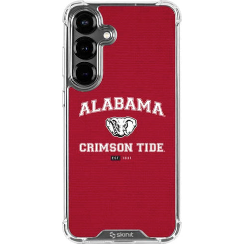 University of Alabama Crimson Tide Basketball Galaxy S26 Plus Clear Case