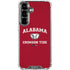 University of Alabama Crimson Tide Basketball Galaxy S26 Plus Clear Case