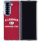 University of Alabama Crimson Tide Basketball Galaxy Z Fold6 Clear Case