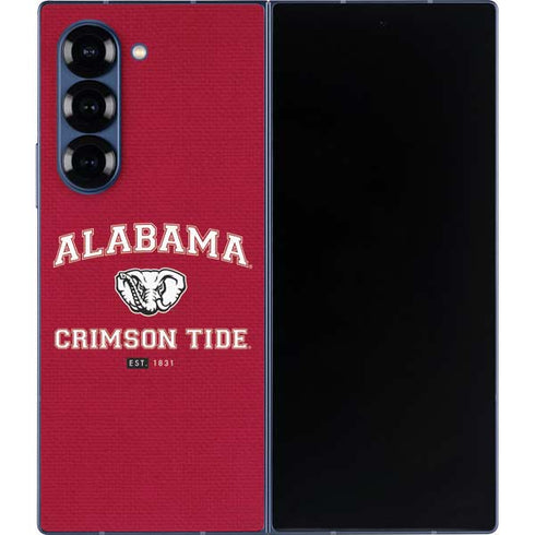 University of Alabama Crimson Tide Basketball Galaxy Z Fold6 Skin