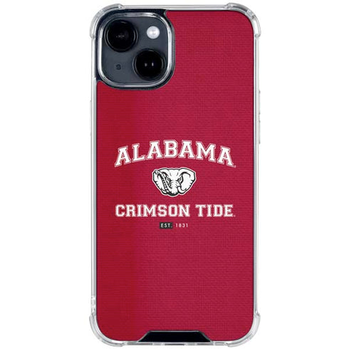 University of Alabama Crimson Tide Basketball iPhone 15 Clear Case