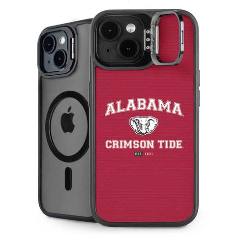 University of Alabama Crimson Tide Basketball iPhone 15 Kickstand Case