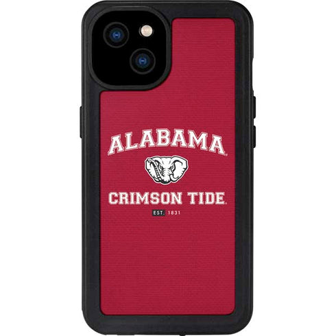 University of Alabama Crimson Tide Basketball iPhone 15 Plus Waterproof Case