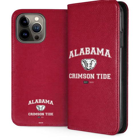 University of Alabama Crimson Tide Basketball iPhone 15 Pro Max Folio Case