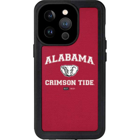 University of Alabama Crimson Tide Basketball iPhone 15 Pro Waterproof Case