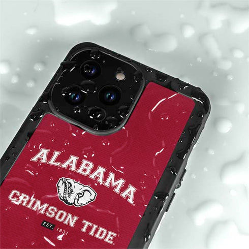University of Alabama Crimson Tide Basketball iPhone 15 Pro Waterproof Case