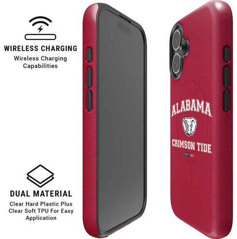 University of Alabama Crimson Tide Basketball iPhone 16 Magsafe Impact Case