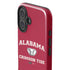 University of Alabama Crimson Tide Basketball iPhone 16 Plus Impact Case