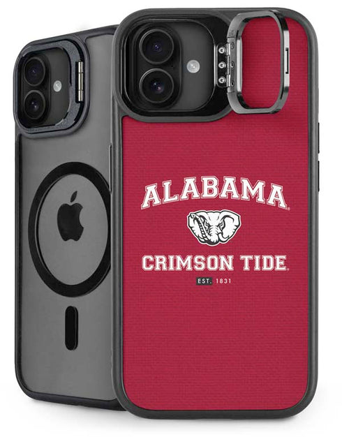 University of Alabama Crimson Tide Basketball iPhone 16 Plus Kickstand Case