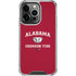University of Alabama Crimson Tide Basketball iPhone 16 Pro Max Clear Case
