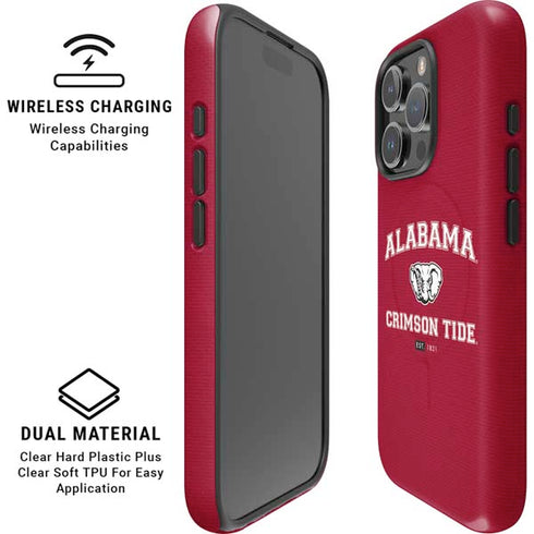 University of Alabama Crimson Tide Basketball iPhone 16 Pro Max Magsafe Impact Case