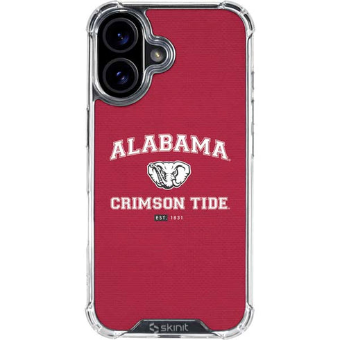 University of Alabama Crimson Tide Basketball iPhone 17 Clear Case