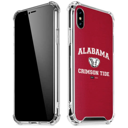 University of Alabama Crimson Tide Basketball iPhone X/XS Clear Case