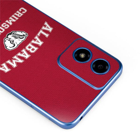 University of Alabama Crimson Tide Basketball Moto G Play 4G (2024) Skin