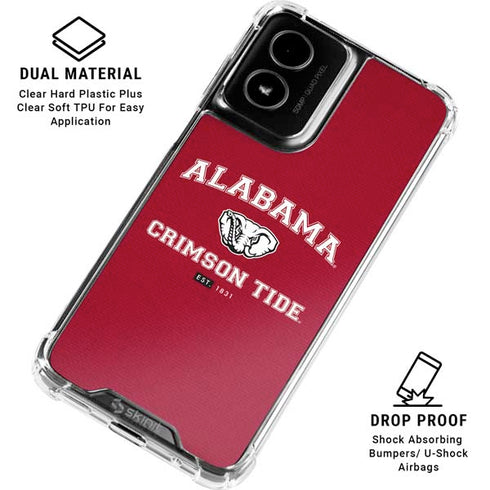 University of Alabama Crimson Tide Basketball Moto G Power 5G (2024) Clear Case
