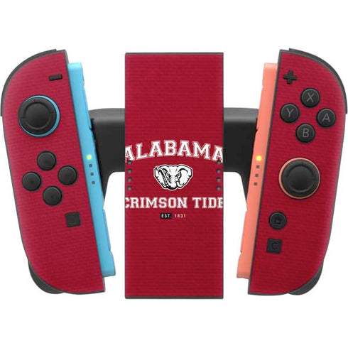 University of Alabama Crimson Tide Basketball Nintendo Switch 2 (2025) Joy-Con Controller Skin